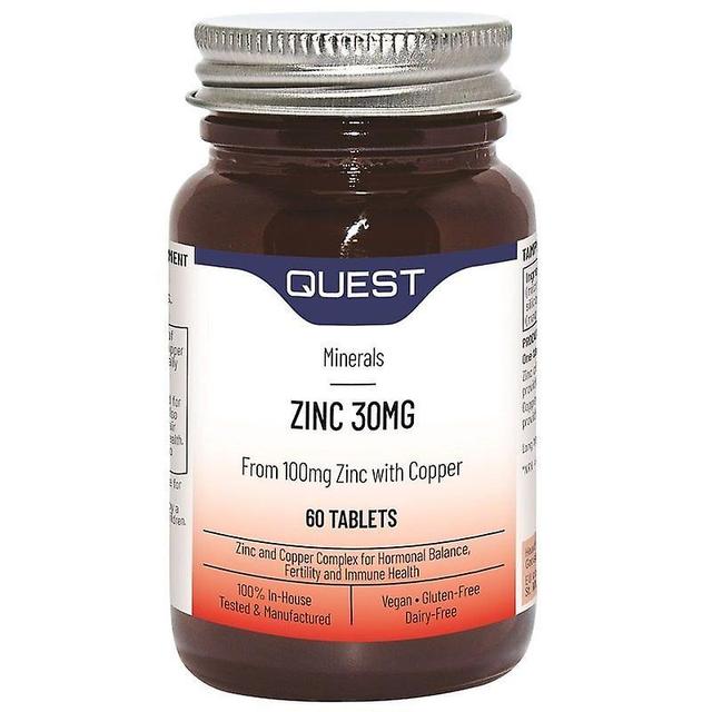 Quest Vitamins Zinc Citrate Tablets 60 (601394) on Productcaster.