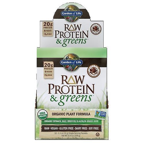 Garden of Life Raw Protein and Greens, Cioccolato 1 Vassoio (Confezione da 3) on Productcaster.