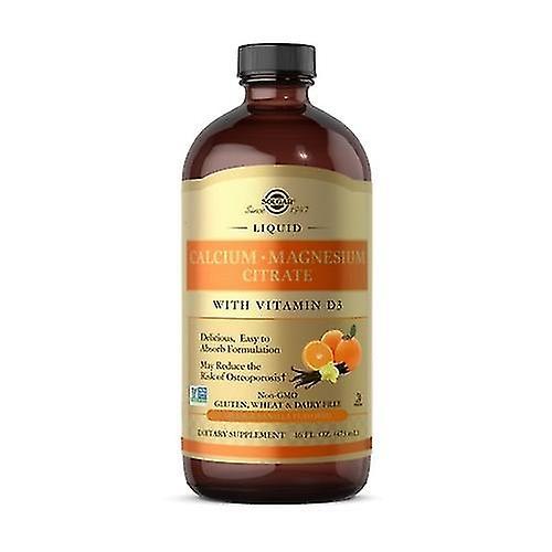 Liquid Calcium Magnesium Citrate with Vitamin D3, Natural Orange-Vanilla Flavor 16 oz (Pack of 1) on Productcaster.