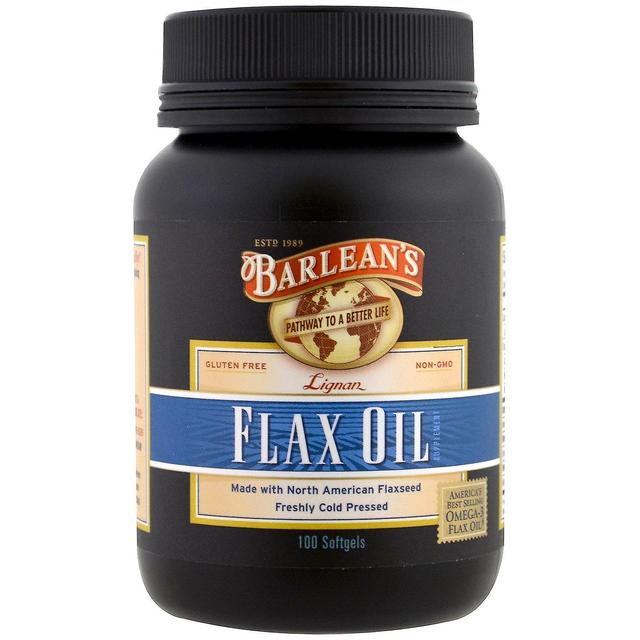 Barlean's, Lignan Flax Oil, 100 Softgels on Productcaster.