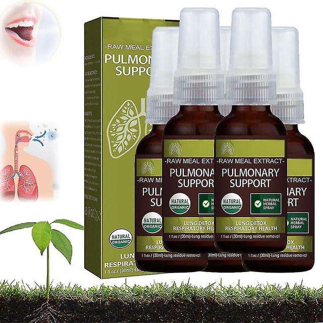 Herbal Lung Cleansing Spray, Organisk lung Health Supplement, Andningsstöd Detox Lung Cleanse Mist främjar lunghälsa 5st - 150ml on Productcaster.