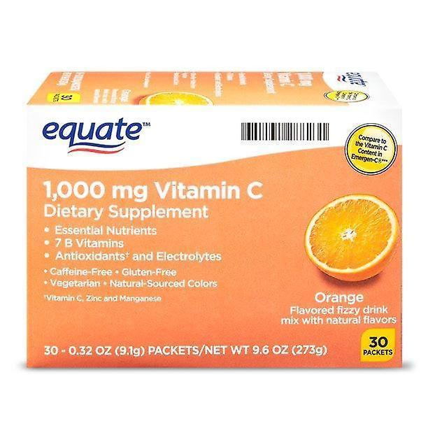 Equate vitamin c orange flavor, 1000mg, 30ct on Productcaster.