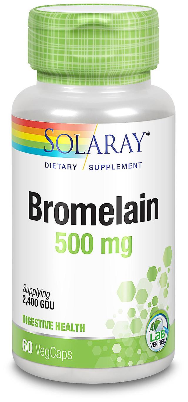 Solaray Bromelain 60 Vegetable Capsules on Productcaster.