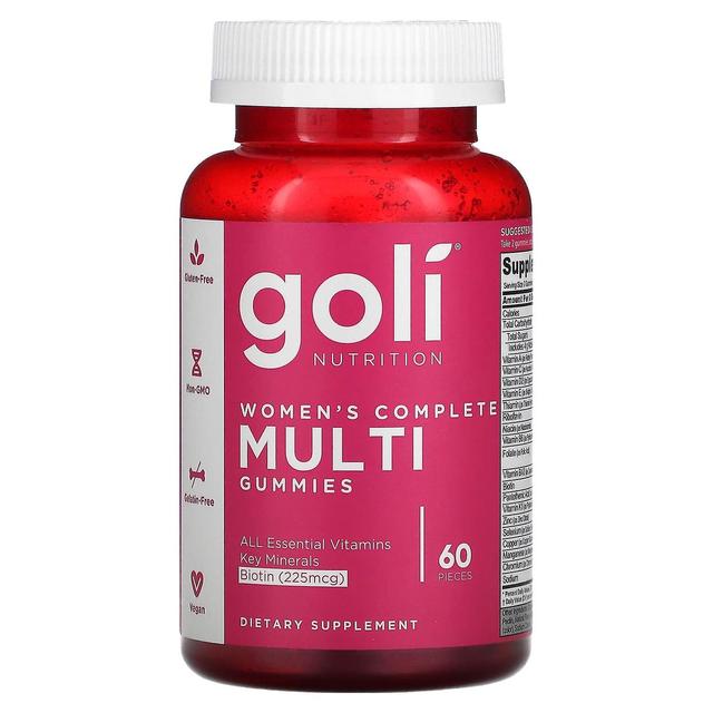 Goli Nutrition, Multi Gummies Completas Femininas, 60 Peças on Productcaster.