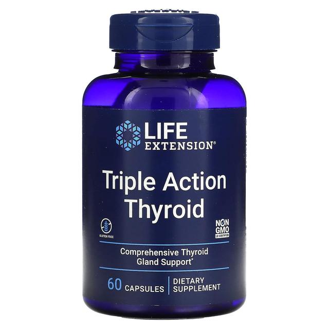 Life Extension, Triple Action Thyroid, 60 Capsules on Productcaster.