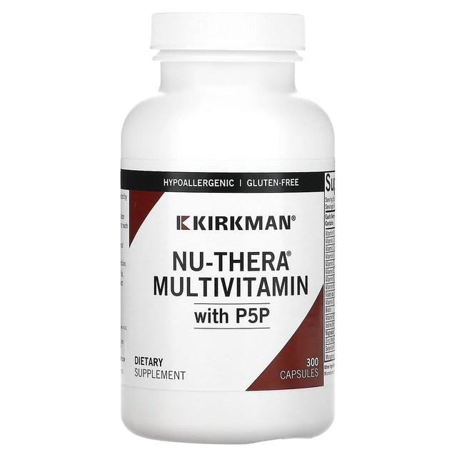 Kirkman Labs, Nu-Thera Multivitamin with P5P, 300 Capsules on Productcaster.