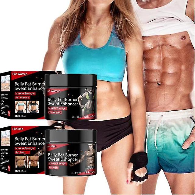 60g Muscle Cream Natural Tighten Portable Belly Fat Burner Sweat Enhancer Men on Productcaster.