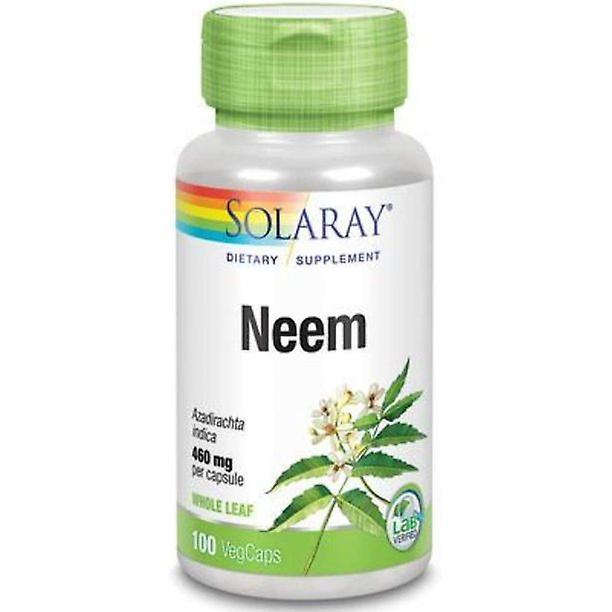 Solaray neem 460 mg - 100 capsules on Productcaster.