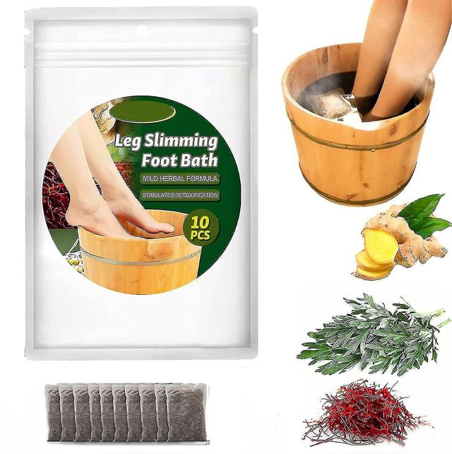 Lymphatic Drainage Ginger Foot Soak, Leg Slimming Foot Bath, Wormwood Foot Bath, Ginger Foot Bath Ba on Productcaster.