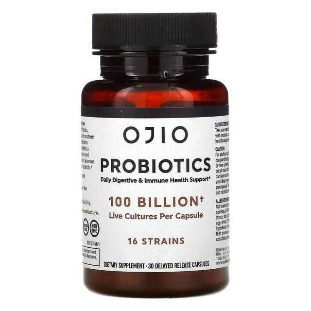 Ojio, Probiotics , 100 Billion , 30 Delayed Release Capsules on Productcaster.