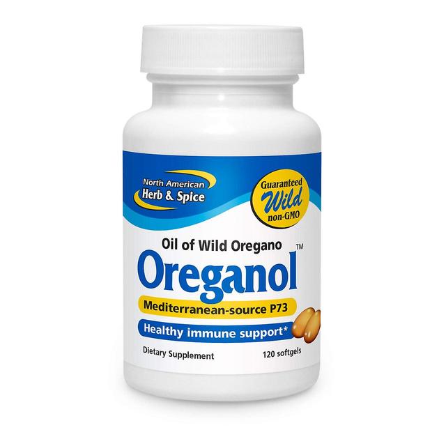 North American Herb & Spice Noord-Amerikaanse Kruid En Specerijen Oreganol P73 120 Gels - Immuun, Biologische Oregano on Productcaster.