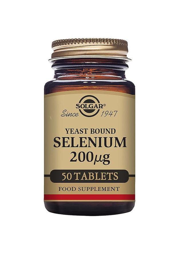 Solgar selenium 200ug yeast bound 50's on Productcaster.