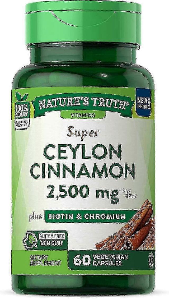 Nature's truth super cinnamon plus biotin & chromium, capsules, 60 ea on Productcaster.