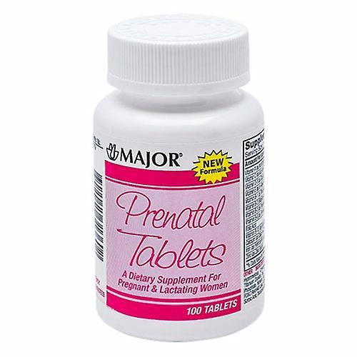 Major Pharmaceuticals Prenatal Tablets, 100 Tabs (Pack of 3) on Productcaster.