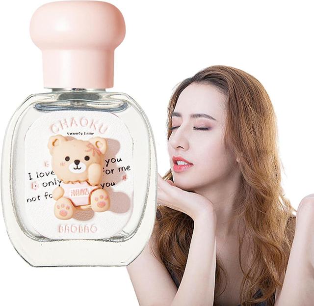 25ml Transparent Bear Shape Floral Perfume - Fruity Floral Scent, Long Lasting Spray for Women, Daytime and Evening Wear on Productcaster.