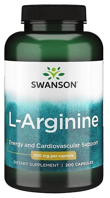 Swanson L-Arginine 500 mg 200 Capsules 170 gr on Productcaster.