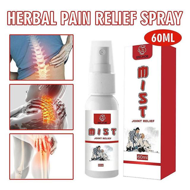 Herbal Pain Relief Spray Mist Cervical Muscle Strain Joint Bruises Low Back Leg Joint Gout Spray Herbal Extract Pain Relief Mist Body Care Spray 60ml on Productcaster.