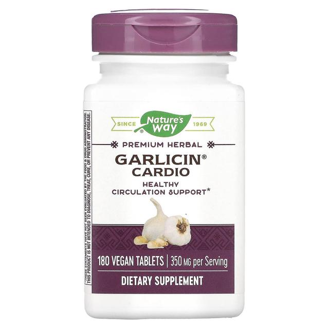 Nature's Way, Garlicin Cardio, 350 mg, 180 Compresse Vegane on Productcaster.