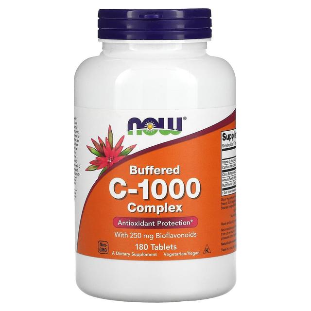 NOW Foods, Buffered C-1000 Complex, 180 Tablets on Productcaster.