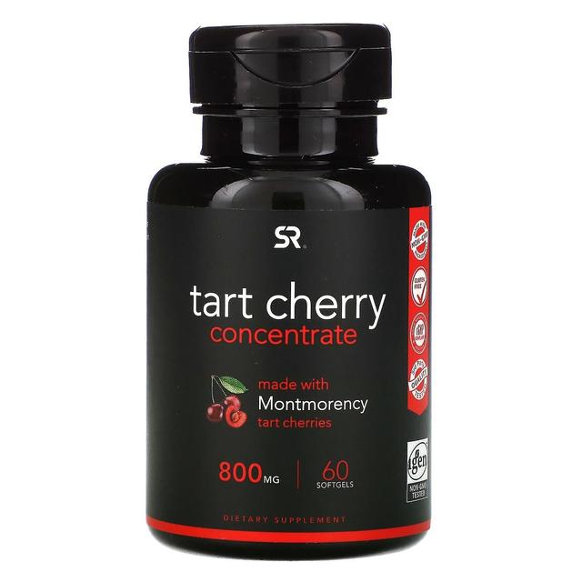 Sports Research Idrottsforskning, Tart Cherry Concentrate, 800 mg, 60 Softgels on Productcaster.