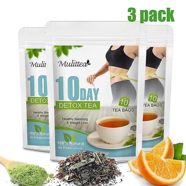 Beitong Mulittea Detox Tea For Flat Belly Slimming Mor Night Intestinal Cleansing Lose Weight Effective Enhancer Fat Burning Cellulite 30 day on Productcaster.