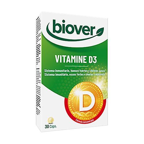 Biover Vitamin D3 30 capsules on Productcaster.