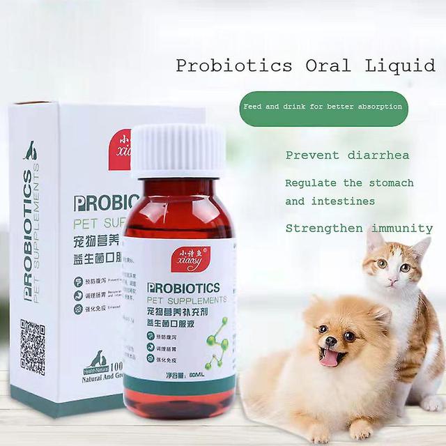 Visgaler Gastrointestinal Oral Liquid Pets Dogs Cats Vomiting Diarrhea Diarrhea Conditioning Gastrointestinal Probiotics 50ml on Productcaster.