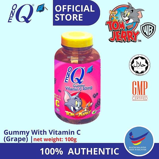 Timktv [buy 3 Rm39.90]one Q Gummy With Vitamin C 100g - Grape Flavor 1 bottle Onesize on Productcaster.