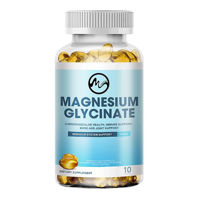 Visgaler Magnesium Oxide Capsules Support Bone Immunity System Extra Strength Muscle Health Dietary Supplement Help Natural Sleep 10 counts on Productcaster.