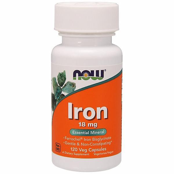 Now Foods Iron, 18 mg, 120 Vcaps (Pack of 6) on Productcaster.