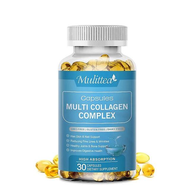 Collageen Peptiden Complex van Hyaluronzuur en Vitamine C Helpt de gezondheid van de gewrichtsnagels en verheldert de huid en haargroeiTIB TIB. 30pcs on Productcaster.