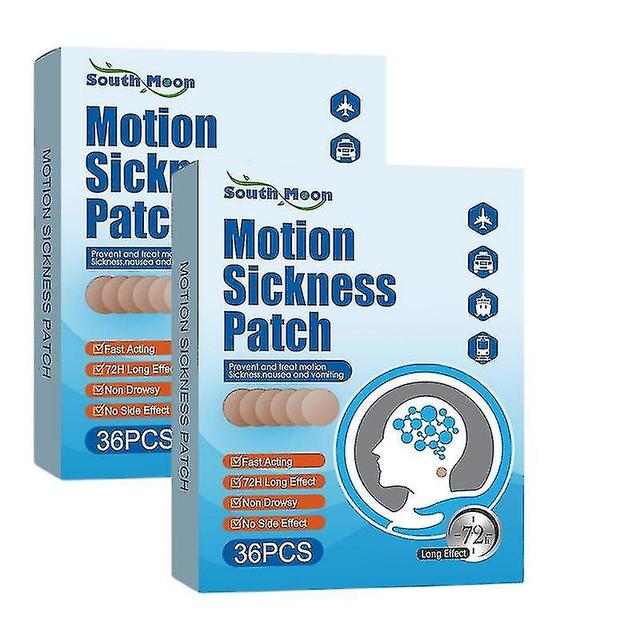 2x 36pcs Motion Sea Sickness Patches Cruise Anti Nausea Non-drowsy Adults Kids New on Productcaster.