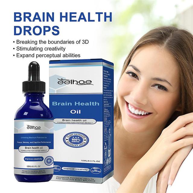 Vicbuy Body Care Brain Health Oil Essential Oil Brain Health Clear Mind Refreshing And Clear Thinking 15ml on Productcaster.