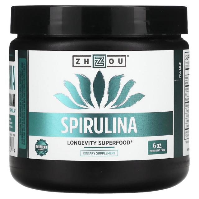 Zhou Nutrition, Spirulina, Langlebigkeit Superfood, 6 oz (170 g) on Productcaster.