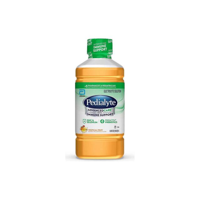 Pedialyte solução de eletrólito avançado, frutas tropicais, 33,8 oz on Productcaster.