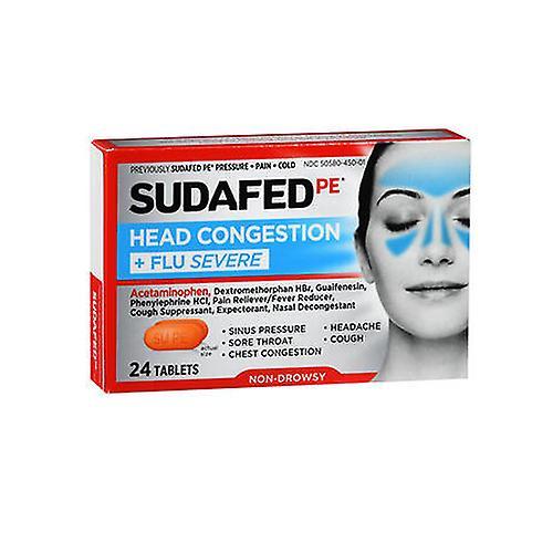 Zarbees Sudafed PE Pressure + Pain + Cold Caplets, 24 Tabs (Pack of 1) on Productcaster.