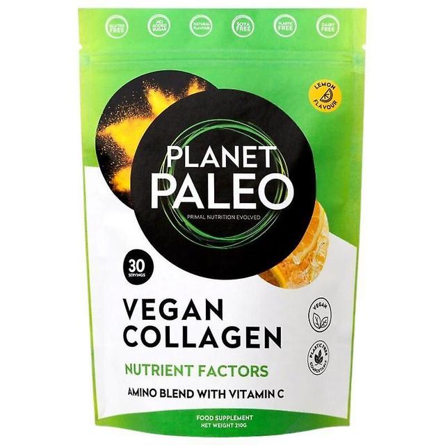 Planet Paleo Vegaani Kollageenitekijät Sitruuna 210g on Productcaster.