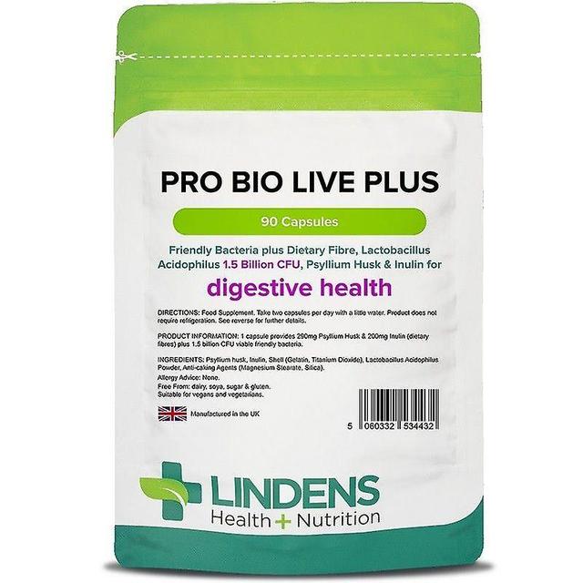 Lindens Pro Bio Live Plus Capsules 90 (4432) on Productcaster.