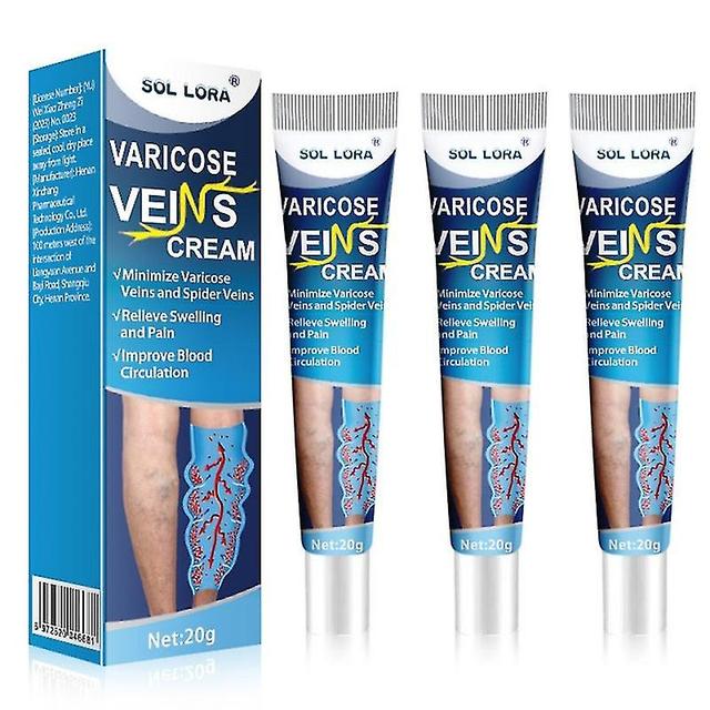 La crema varicosa per massaggio venoso allevia la protrusione vascolare della gamba, le vene varicose, lo strumento di riparazione delle gambe del ... on Productcaster.