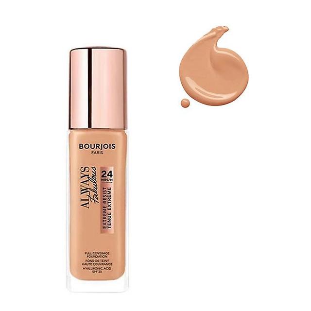 Experience flawless radiance: bourjois always fabulous foundation 24h spf20 200 pink vanilla 30ml on Productcaster.