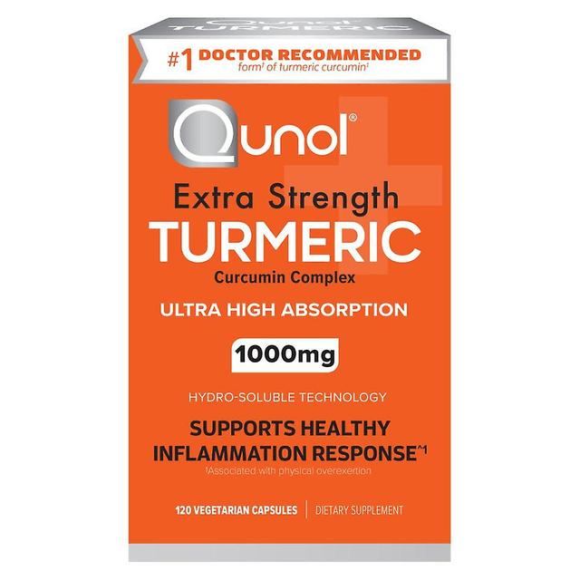 Qunol extra strength turmeric curcumin capsules, 120 ea on Productcaster.