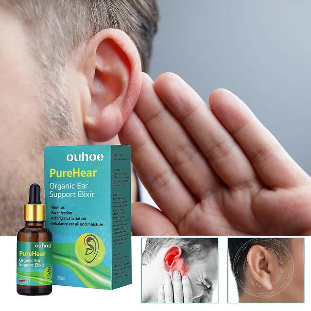 Purehear Organic Ear Support Elixir, Natural Products Organic Ear Oil 1pcs on Productcaster.