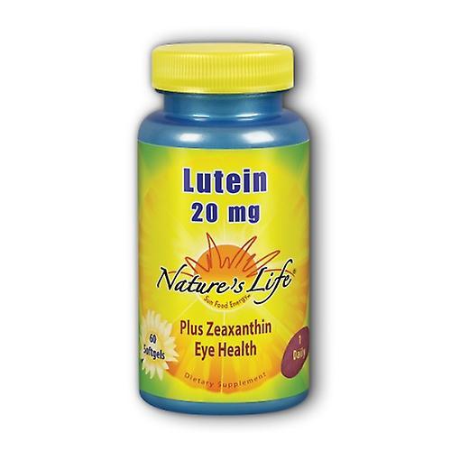 Nature's Life Lutein, 20 mg, 60 softgels (Pack of 4) on Productcaster.