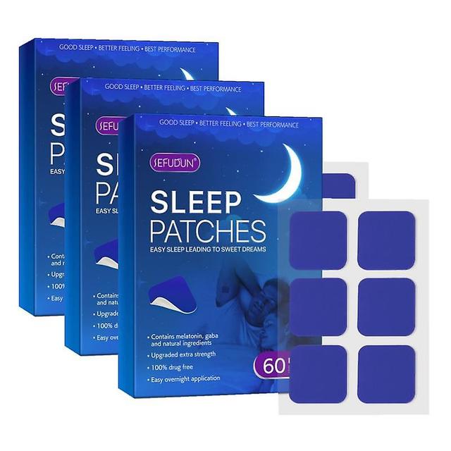 3pack Sleep Patches Insomnia Sleep Aid Patch Dekompression Forbedre soveplaster til god søvn derhjemme on Productcaster.