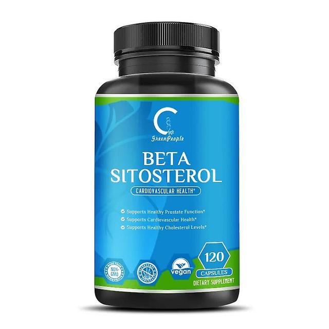 Visgaler Natural Plant Extracts Beta Sitosterol Capsule Lower Cholesterol Vascular Care Reduce Sweating Healthy Prostate 120pcs on Productcaster.