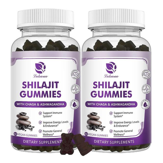 Hikig 100% Organic Chaga Mushroom SHILAJIT Gummies 10 x More Absorption & Bioavailability 120pcs on Productcaster.