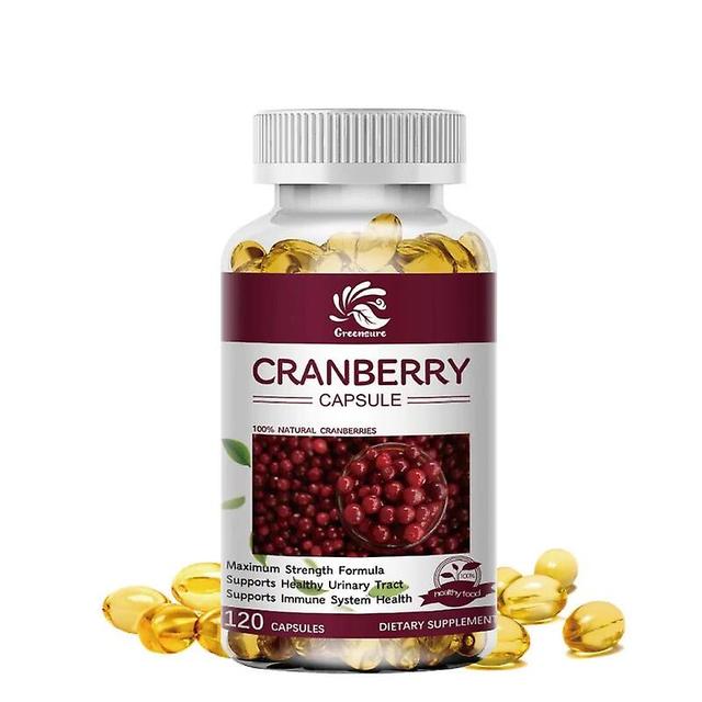 Visgaler Nature&Organic Cranberry Extract Antioxidant Supports Urinary System / Bladder function Diuresis Vitamin C Health Food 1 Bottle 60 pills on Productcaster.