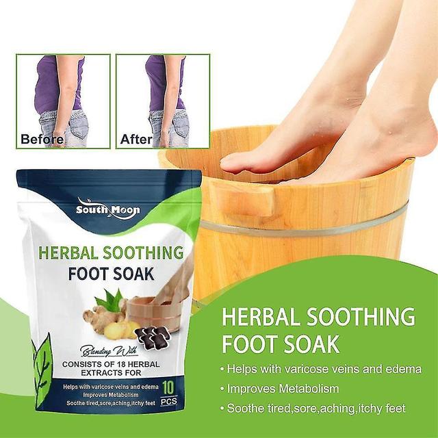 Herbal Soothing Foot Soak Foot Bath Gel Sugar Control Slim Figure on Productcaster.