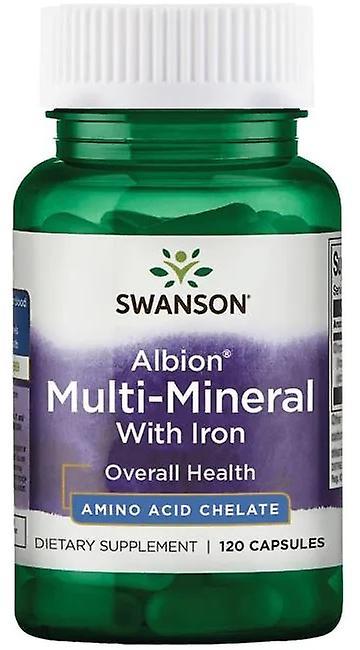 Swanson Multimineral Chelated zonder Iron 120 Capsules on Productcaster.