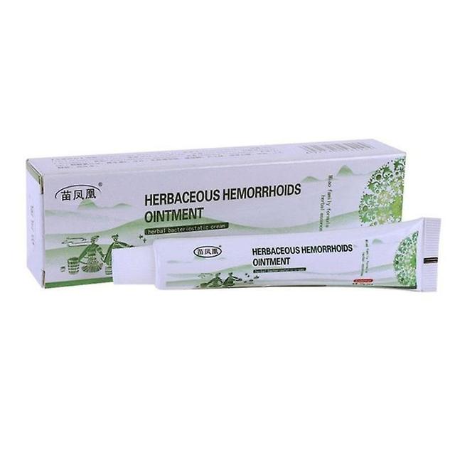 Qian Herbal Hemorrhoids Ointment Anti-inflammatory Detumescence Cool Piles Treatment Internal External Hemorrhoids Herbaceous Cream A on Productcaster.